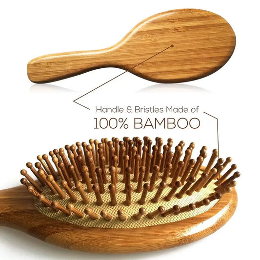 Professional Bamboo Hair Brush – Complete Care for Hair and Scalp