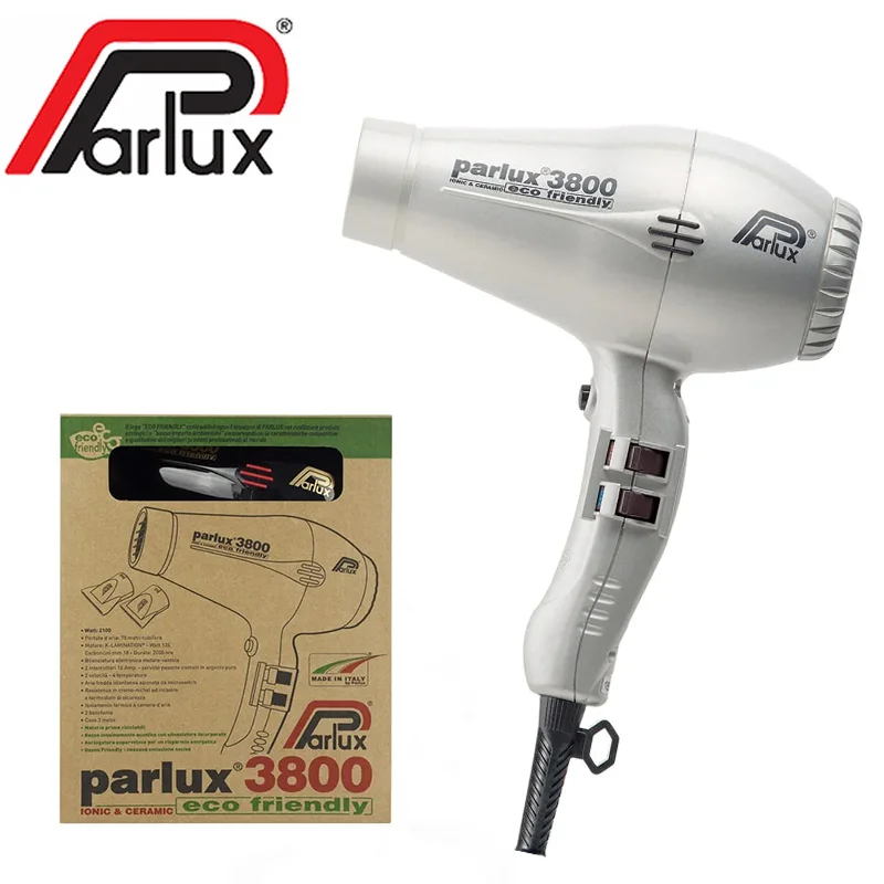 Parlux 3800 Professional Hair Dryer – Powerful Ionic Hair Care with Hot & Cold Air Control